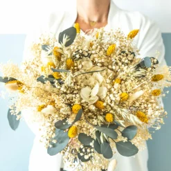 RECONCILIATION VEGETALE - Bouquet de fleurs séchées georgette taille m