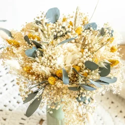 RECONCILIATION VEGETALE - Bouquet de fleurs séchées georgette taille m