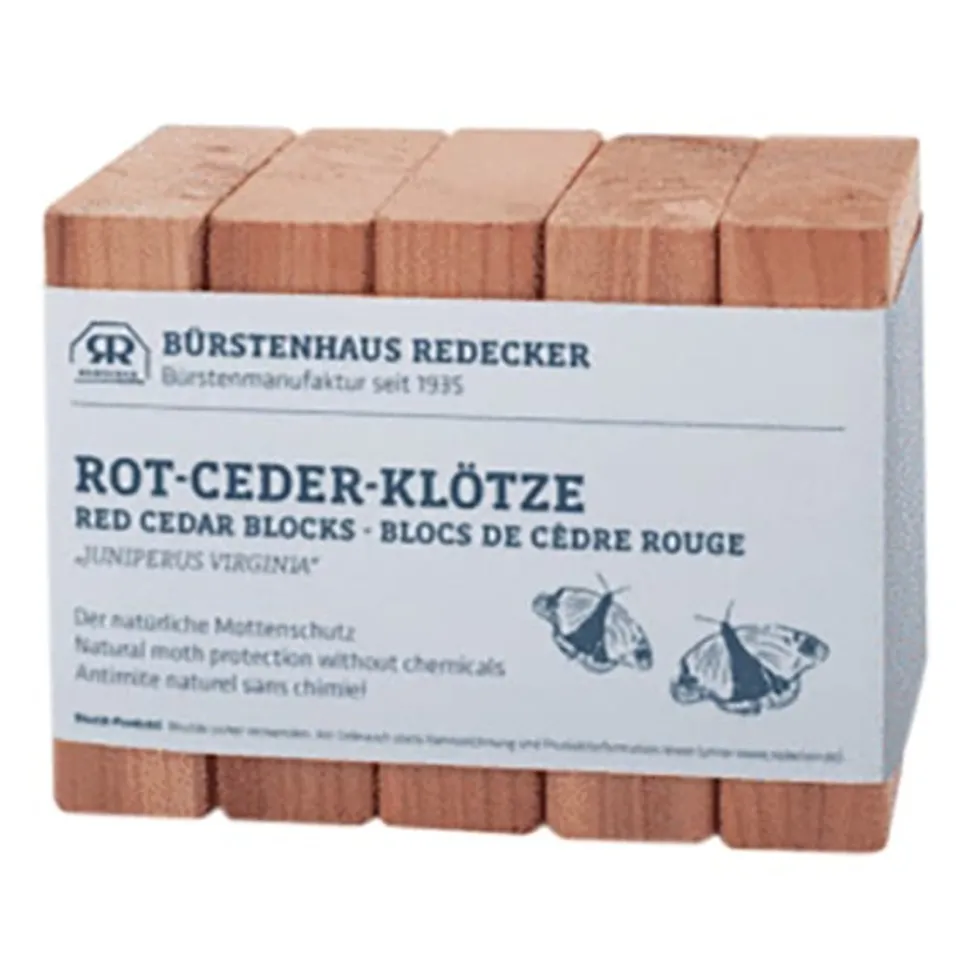 REDECKER - 5 blocs de cèdre rouge - antimite naturel