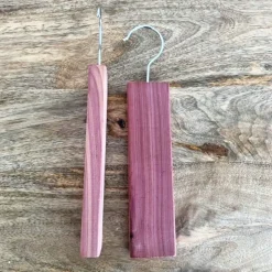 REDECKER - Blocs en cèdre rouge avec crochets - antimite naturel