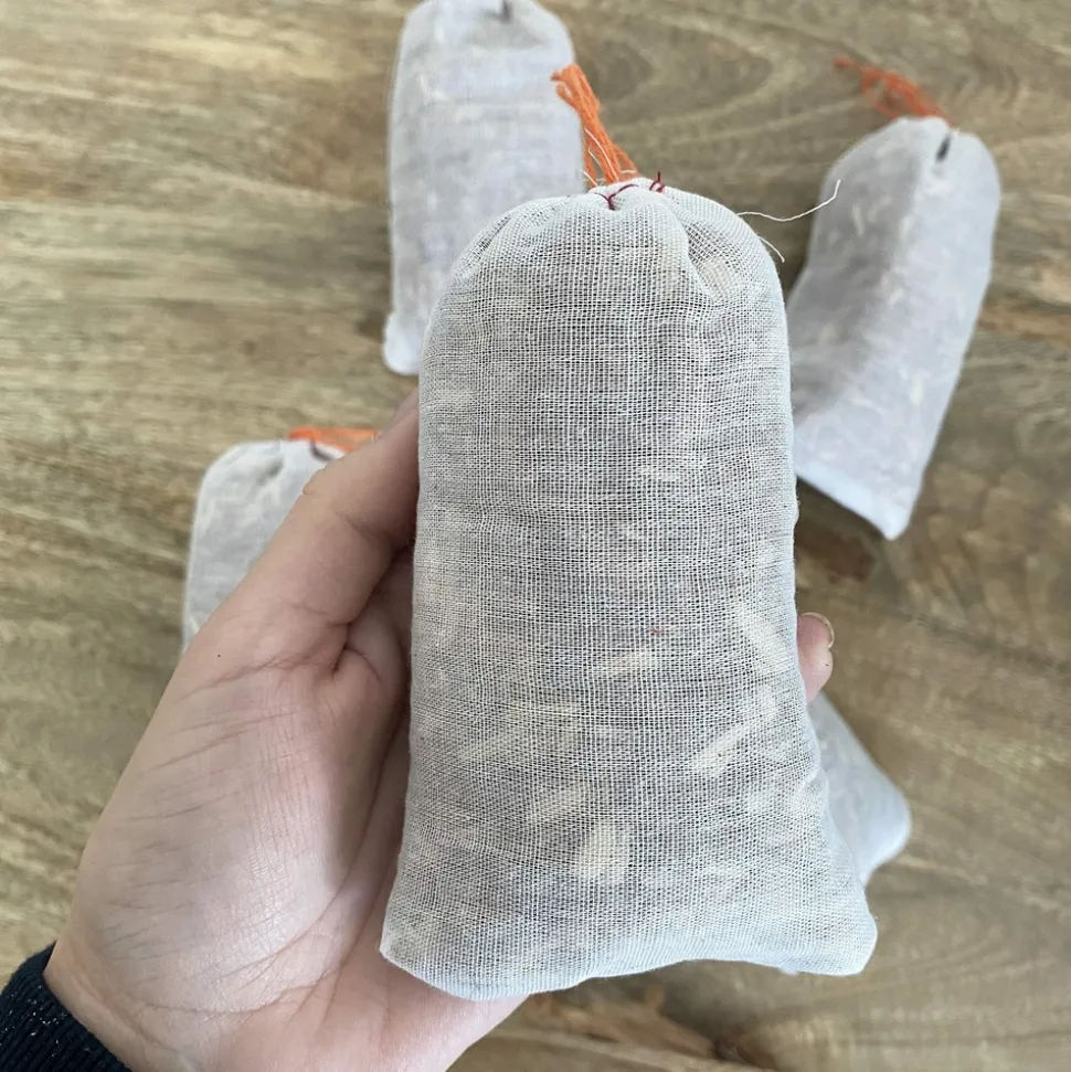 REDECKER - Lot de 5 sachets de cèdre rouge - antimite naturel