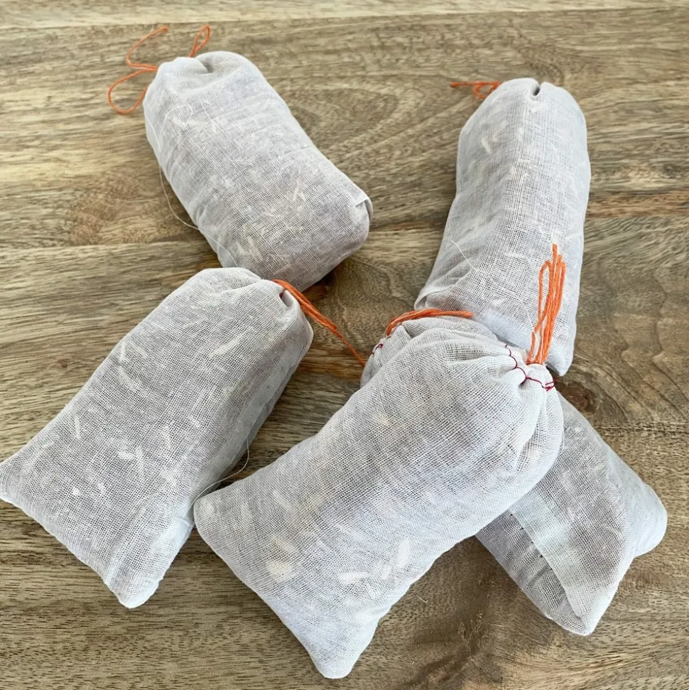 REDECKER - Lot de 5 sachets de cèdre rouge - antimite naturel