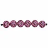 RICO DESIGN - 5 perles acid leo rose fuchsia ø 16 mm