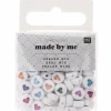 RICO DESIGN - 165 perles centre coeur 5 x 7 mm - multicolore
