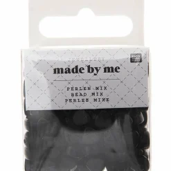 RICO DESIGN - 165 perles coeur 5 x 7 mm - noir