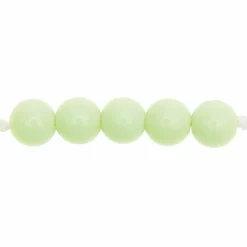 RICO DESIGN - 24 perles rondes 10 mm - vert clair