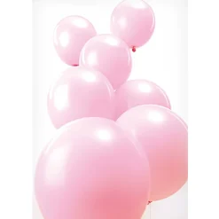 RICO DESIGN - Ballons roses, H. 30 cm, x 12 pièces