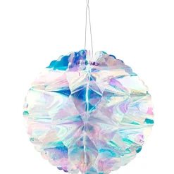 RICO DESIGN - Boule en nid d'abeille irisée - H. environ 19 cm