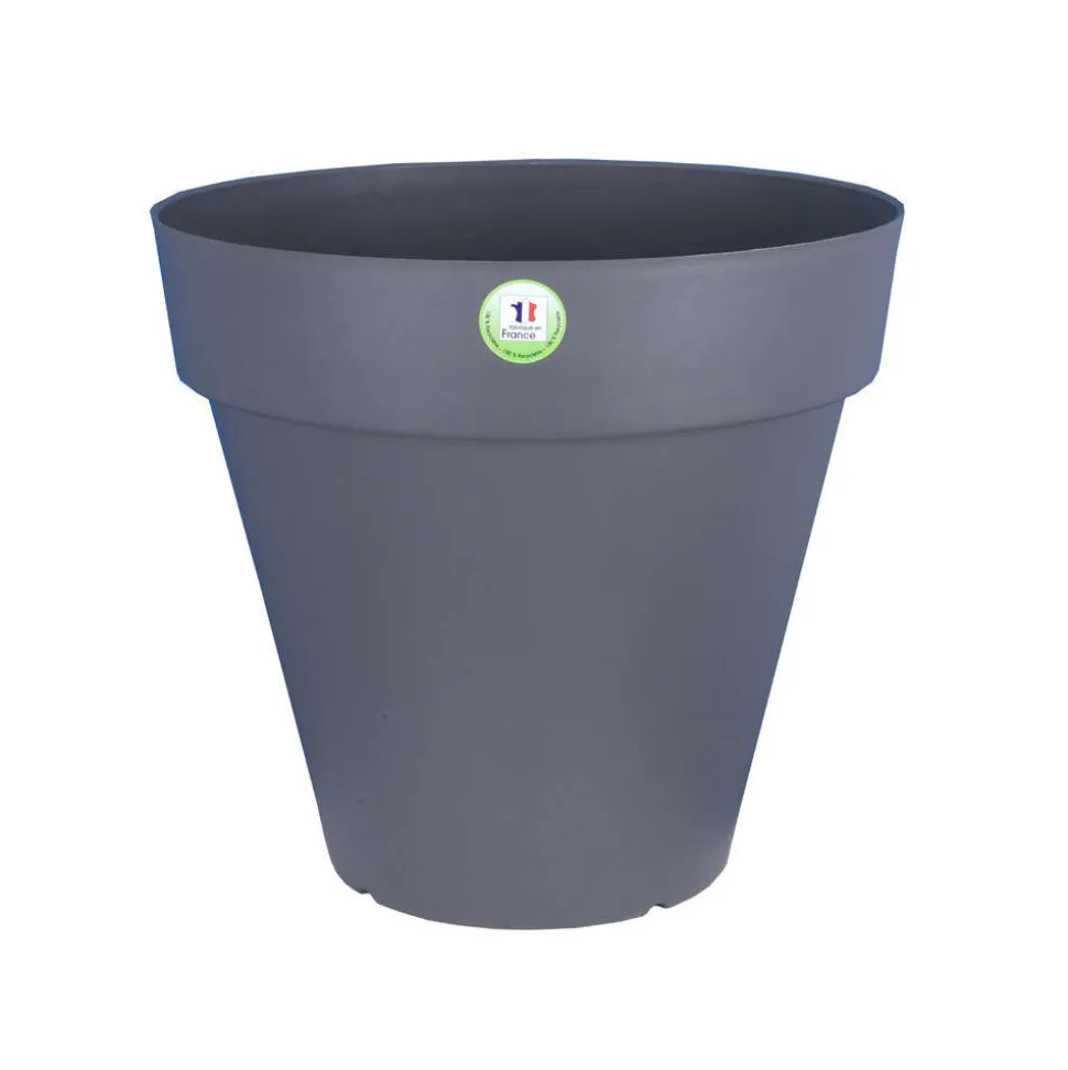RIVIERA - Bac Soleilla rond en polypropylène 100% recyclable Gris Anthracite Ø50