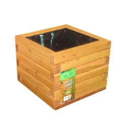 ROBIN HOOD - Bac carré en Mélèze massif certifié FSC® - L.50 l.50xH.45cm