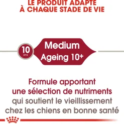 ROYAL CANIN - Bouchées en sauce Medium Ageing 10+ pour chien 10X140g