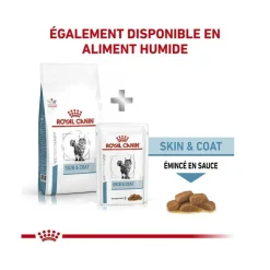 ROYAL CANIN - Croquettes chat veterinary cat skin coat - royal canin 1,5 kg