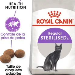 ROYAL CANIN - Croquettes chat Adulte stérilisé de 1 à 7 ans Sterilised 10kg