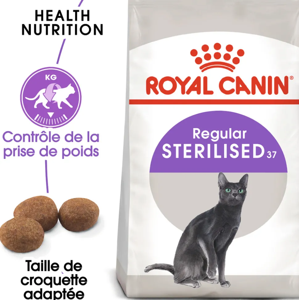 ROYAL CANIN - Croquettes chat Adulte stérilisé de 1 à 7 ans Sterilised 10kg