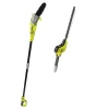 RYOBI - Ensemble élagueuse et taille-haie électriques sur perche Rp750450
