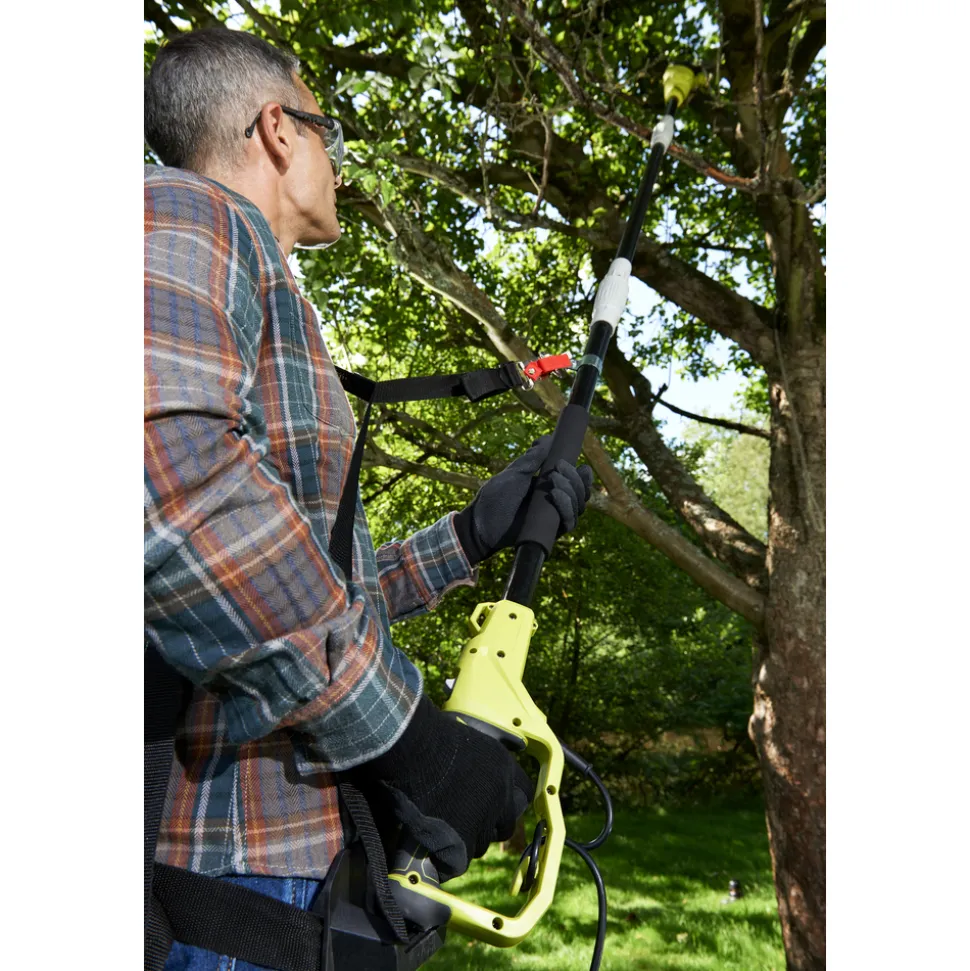 RYOBI - Ensemble élagueuse et taille-haie électriques sur perche Rp750450