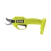 RYOBI - Ryobi one+ secateur sans fil 18v - lames bypass chromees en acier carbone japonais sk5 - coupe 25 mm -sans batterie ni chargeur