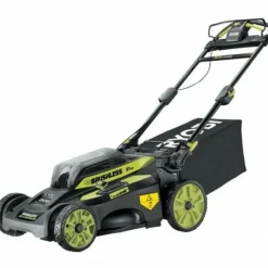 RYOBI - Tondeuse a gazon - tractée 36v maxpower - brushless - ø coupe 51 cm + batterie 36v 6,0 ah high energy & chargeur - ry36lmx