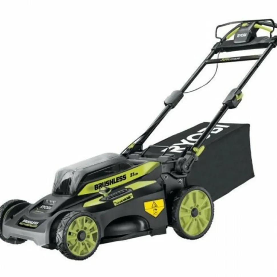 RYOBI - Tondeuse a gazon - tractée 36v maxpower - brushless - ø coupe 51 cm + batterie 36v 6,0 ah high energy & chargeur - ry36lmx