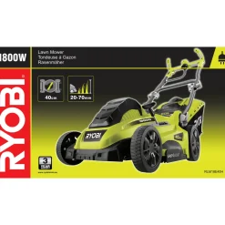 RYOBI - Tondeuse Electrique 1800 W – 40 cm