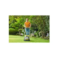 RYOBI - Tondeuse poussée ryobi 18v one+ - 2 batteries 4.0ah - chargeur - ry18lm37a-240