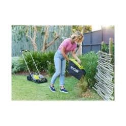 RYOBI - Tondeuse poussée ryobi - olm1833b - 18v one+ - coupe 33 cm - sans batterie ni chargeur