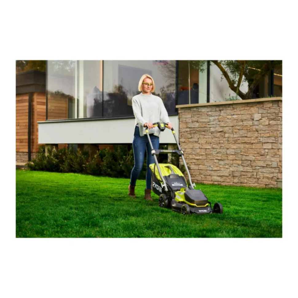 RYOBI - Tondeuse ryobi 18v brushless - coupe 37cm - sans batterie ni chargeur - ry18lmx37a-0