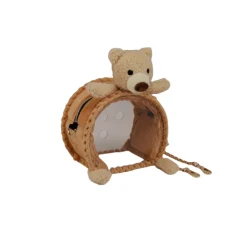 Sac de voyage semi-circulaire pour écureuil, chinchilla, hamster, lapin nain, cochon d'inde et ours - mcboson