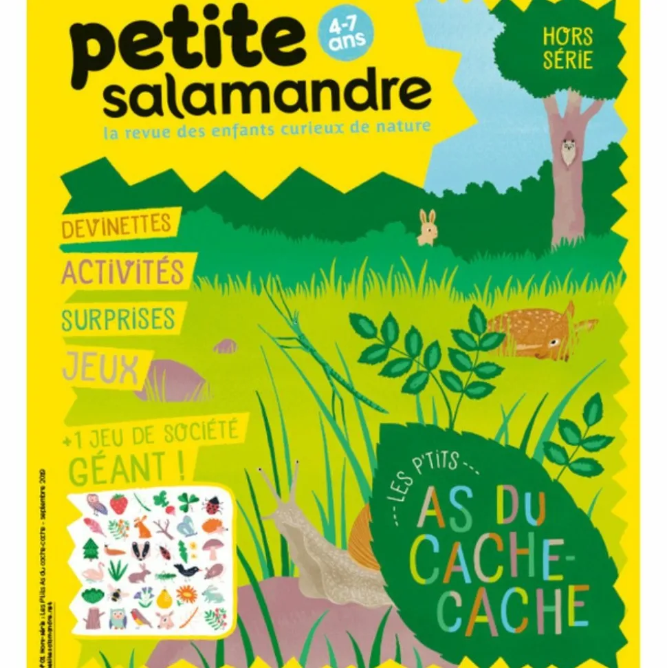 SALAMANDRE - Hors-série petite salamandre 4-7 ans : les as du cache cache