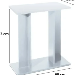 SAN DIMAS - Aqua tableau - - tableau 60 - blanc - montage facile - design moderne