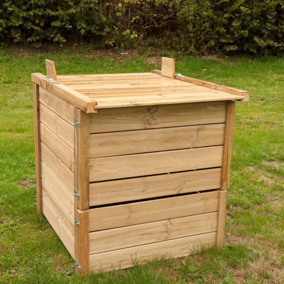 SAUVEGARDE58 - Composteur de jardin 650 litres douglas du morvan
