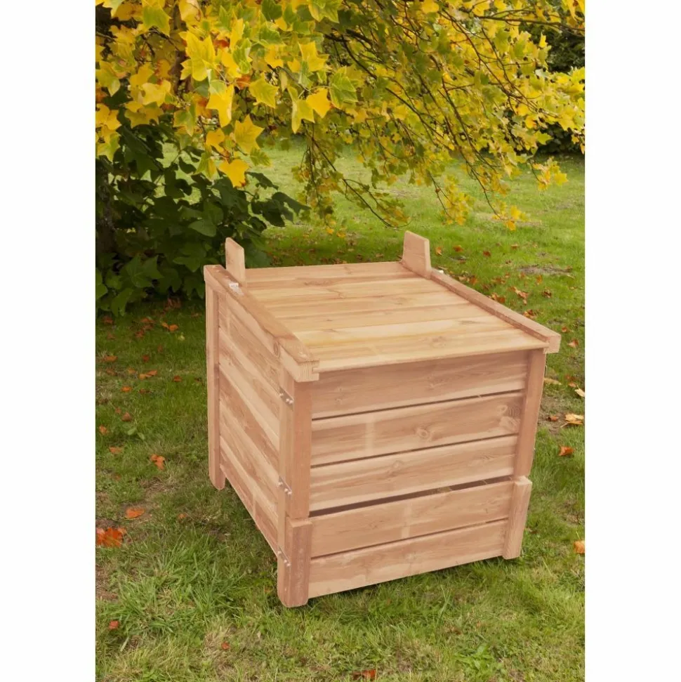 SAUVEGARDE58 - Composteur de jardin 350 litres douglas du morvan