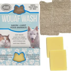 SCALA - Savon + gant bio wouaf wash pour tous les animaux