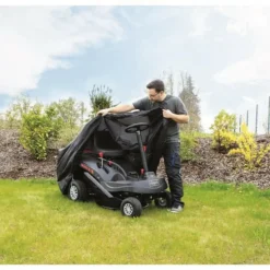 SCHEPPACH - Tondeuse a gazon tondeuse autoportee – rider thermique – mr224-61 – 61cm – 224cc –