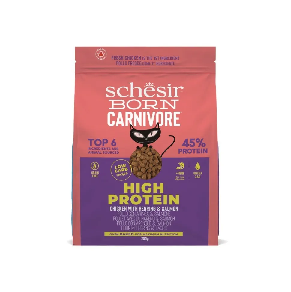 SCHESIR - Croquette chat poulet et hareng - schesir born carnivore 1,25 kg