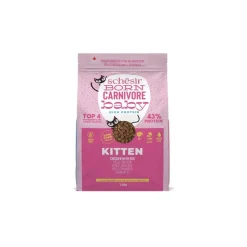 SCHESIR - Croquettes chaton baby poulet et œuf - schesir born carnivore 1,25kg