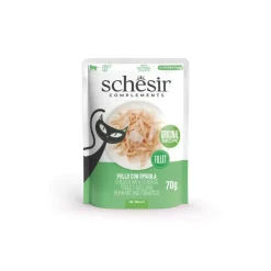 SCHESIR - Gelee poulet/bar schesir chat 70 g