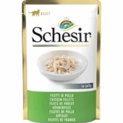 SCHESIR - Pâtée en gelée thon/poulet/crevettes chat (sachet 85g) - schesir 85 g