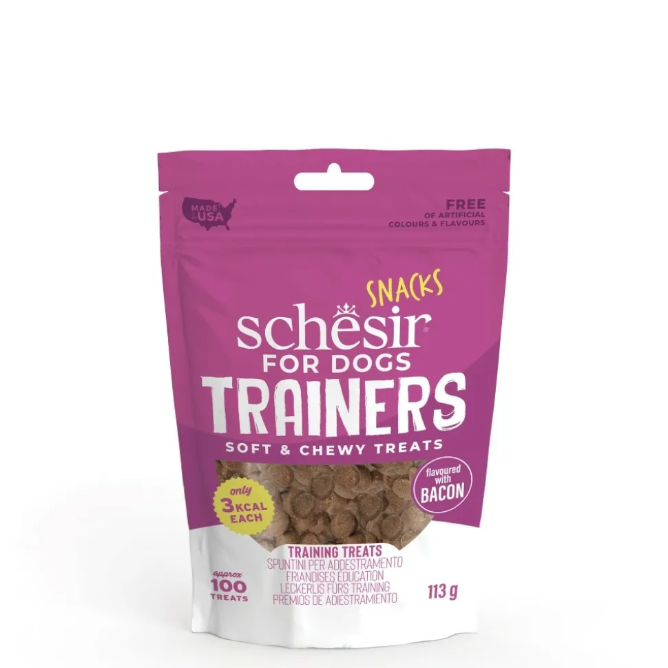SCHESIR - Schesir chien friandises snack éducation bacon 113 g
