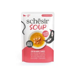 SCHESIR - Soupe saumon/carottes schesir chat 40 g