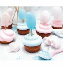 SCRAPCOOKING - 100 bâtonnets pour barbe à papa