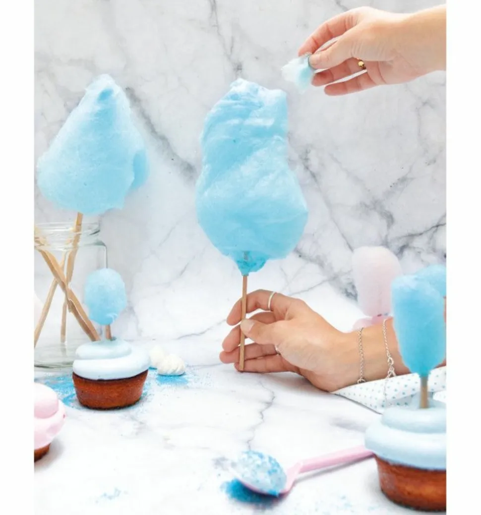 SCRAPCOOKING - 200 bâtonnets pour barbe à papa