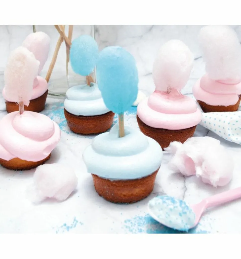 SCRAPCOOKING - 150 bâtonnets pour barbe à papa