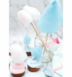 SCRAPCOOKING - 125 bâtonnets pour barbe à papa