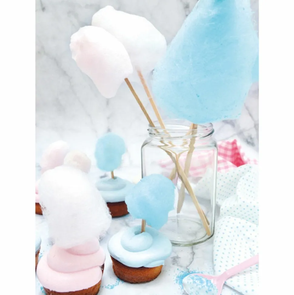 SCRAPCOOKING - 25 bâtonnets pour barbe à papa