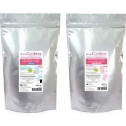 SCRAPCOOKING - Préparation barbe à papa bleu & rose 800 g