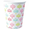 SCRAPCOOKING PARTY - 8 gobelets cartonnés 25 cl - princesse