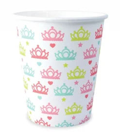 SCRAPCOOKING PARTY - 8 gobelets cartonnés 25 cl - princesse