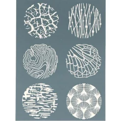 SCULPEY - Pochoirs pour sérigraphie sculpey - nature