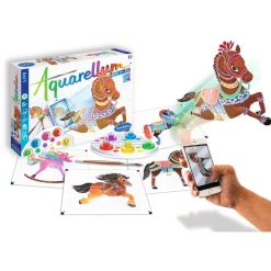 SENTOSPHÈRE - Jeu créatif DIY Aquarellum Live Chevaux